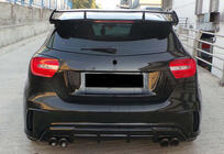 Mercedes A-class W176 2012–2018 Spojler DPT V-1 (lesklá čierna) fotografia 5