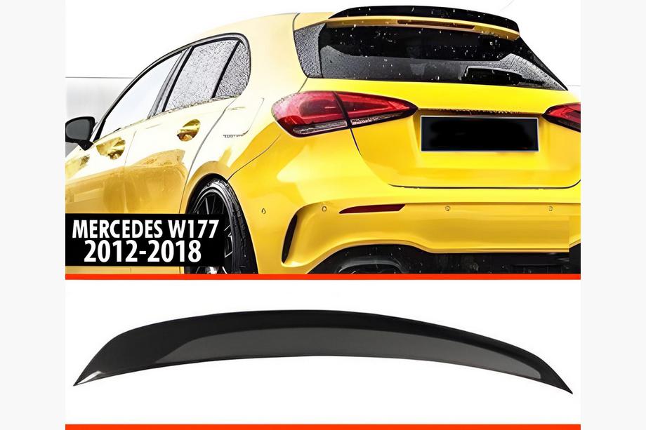 Mercedes A-class W176 2012–2018 Spojler DPT V-4 (lesklá čierna) Image