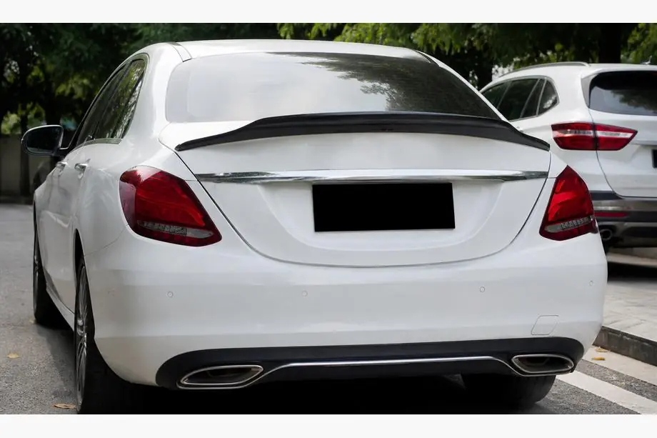 Mercedes C-class W205 2014–2021 Spojler DPT V-2 (čierny vysoký lesk) Image