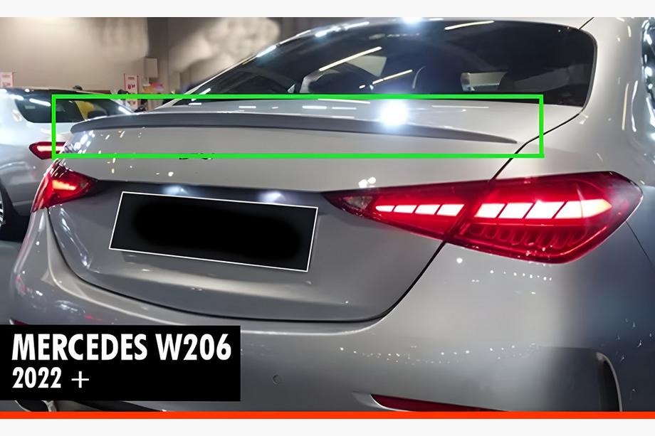 Mercedes trieda C W206 2022– Spojler DPT (lesklá čierna) Image