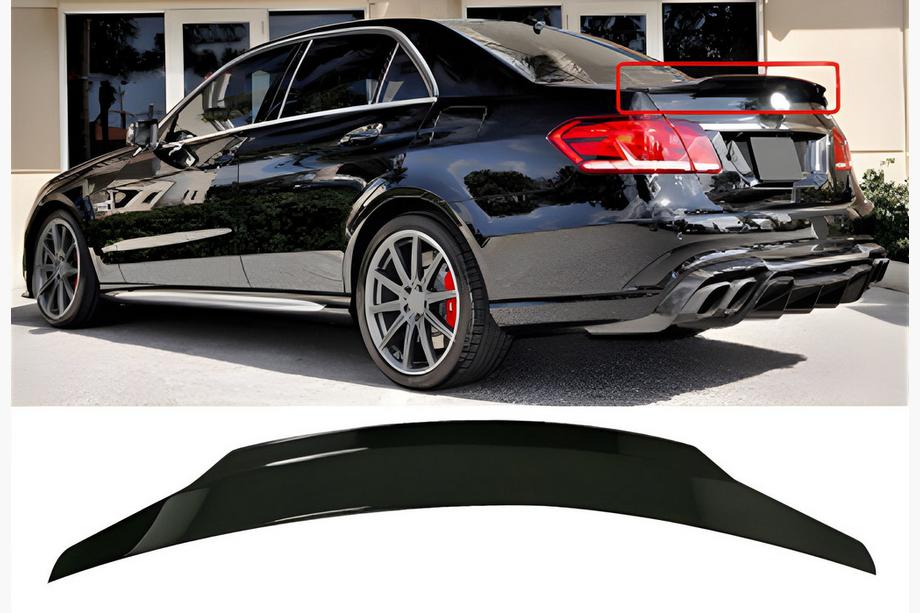 Mercedes E-class W212 2009–2016 Spojler DPT V-2 (čierny vysoký lesk) Image