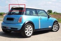 Mini Cooper R50/52/53 2000–2006 Spojler DPT (lesklá čierna) fotografia 1