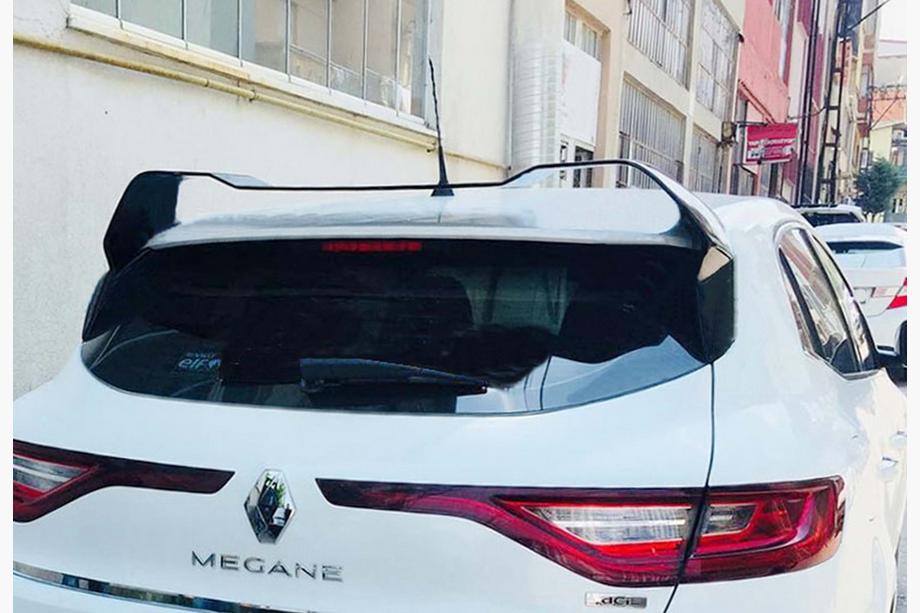 Renault Megane IV 2016–2025 Spojler DPT (HB, čierny vysoký lesk) Image