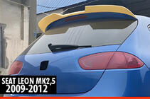 Seat Leon 2005–2012 Zadný spojler DPT V-3 (2009-2012, čierny lesklý) fotografia 1
