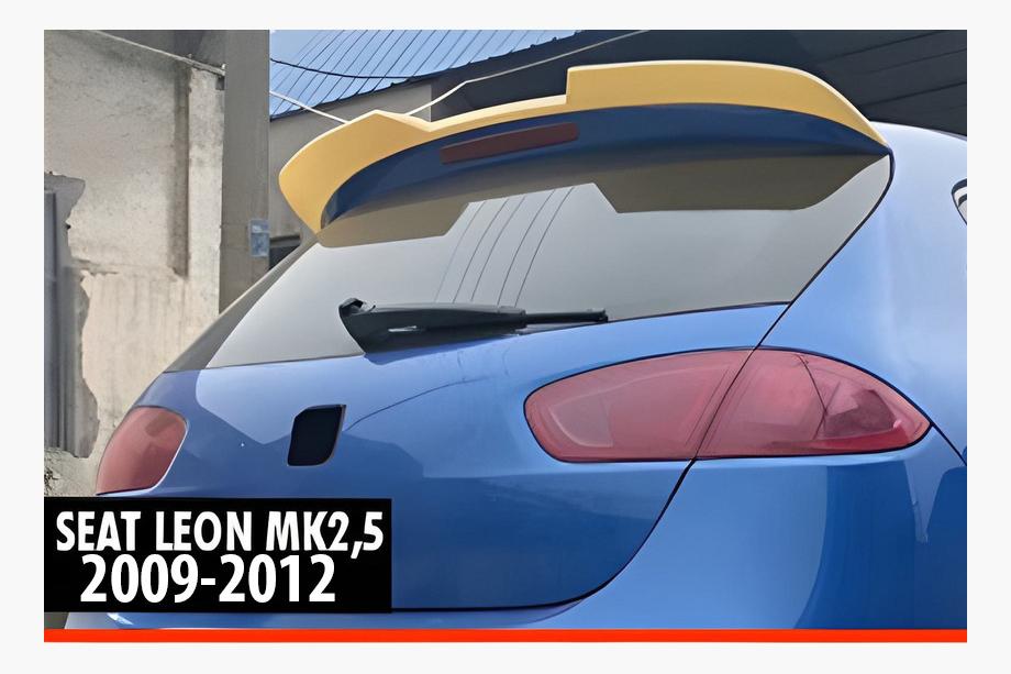 Seat Leon 2005–2012 Zadný spojler DPT V-3 (2009-2012, čierny lesklý) Image