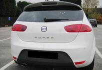 Seat Leon 2005–2012 Spojler DPT V-4 (2009-2012, čierny lesk) fotografia 1
