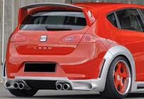 Seat Leon 2005–2012 Spojler DPT V-5 (2005-2009, na lakovanie) fotografia 4
