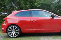 Seat Leon 2013–2020 Spojler DPT V-1 (2-dverový, čierny lesklý) fotografia 4