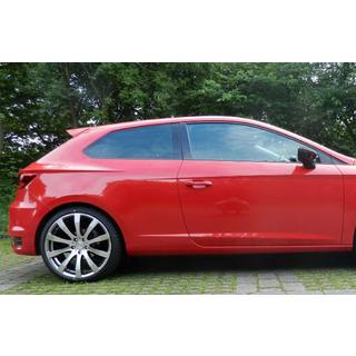 Spojler DPT V-1 (2-dverový, čierny lesklý) Seat Leon 2013–2020 fotografia 4