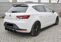 Seat Leon 2013–2020 Spojler DPT V-8 (lesklá čierna) fotografia 3