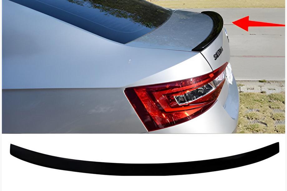 Skoda Superb 2015–2024 Spojler DPT V-1 (2019-2024, čierny lesklý) Fotografia 1