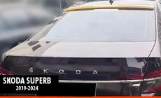 Skoda Superb 2015–2024 DPT V-2 spojler (2019-2024, čierny lesklý) fotografia 1