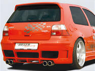 Volkswagen Golf 4 1997–2006 Spojler DPT V-2 (HB, čierny vysoký lesk) fotografia 1