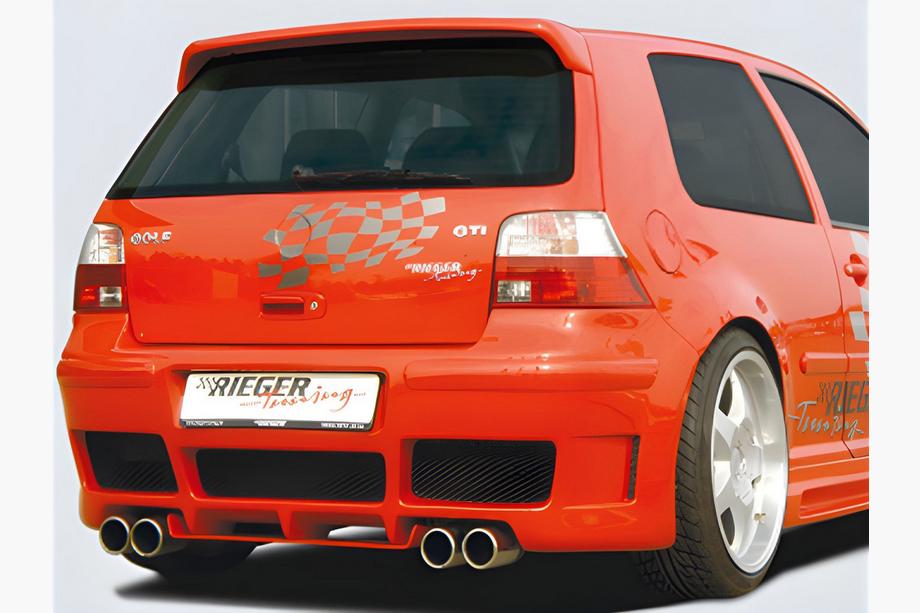 Volkswagen Golf 4 1997–2006 Spojler DPT V-2 (HB, čierny vysoký lesk) Image