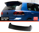 Volkswagen Golf 6 2008–2014 Spojler DPT V-2 (HB, čierny vysoký lesk) fotografia 1