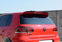 Volkswagen Golf 6 2008–2014 Spojler DPT V-4 (HB, čierny lesklý) fotografia 1