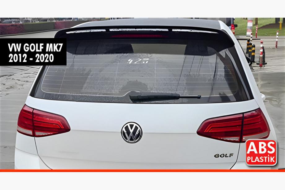 Volkswagen Golf 7/E-Golf 2012–2020 Spojler DPT V-8 (pre Base HB, čierny lesk) Image