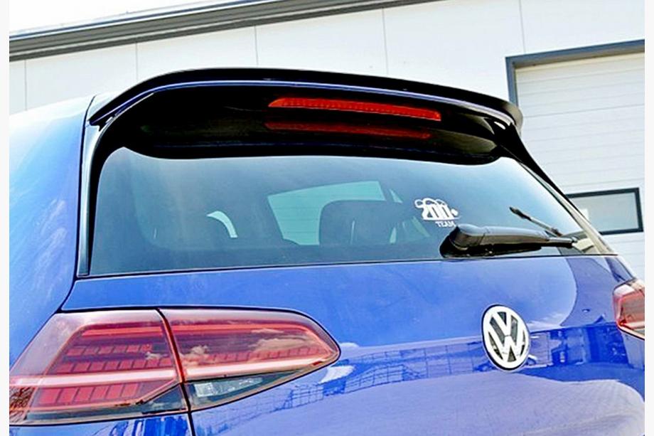 Volkswagen Golf 7/E-Golf 2012–2020 Spojler DPT V-9 (pre GTI / R HB, čierny lesk) Image