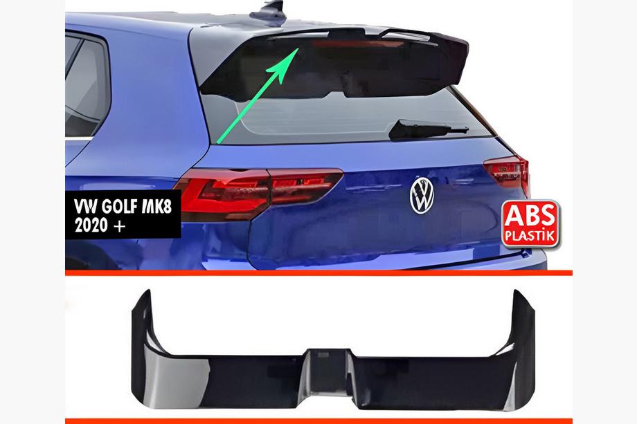 Volkswagen Golf 8 2019– Spojler DPT V-1 (HB, čierny lesklý) Image