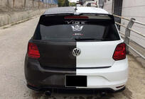 Volkswagen Polo 2010–2017 Spojler DPT V-3 (HB, lesklá čierna) fotografia 4