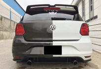 Volkswagen Polo 2010–2017 Spojler DPT V-3 (HB, lesklá čierna) fotografia 5