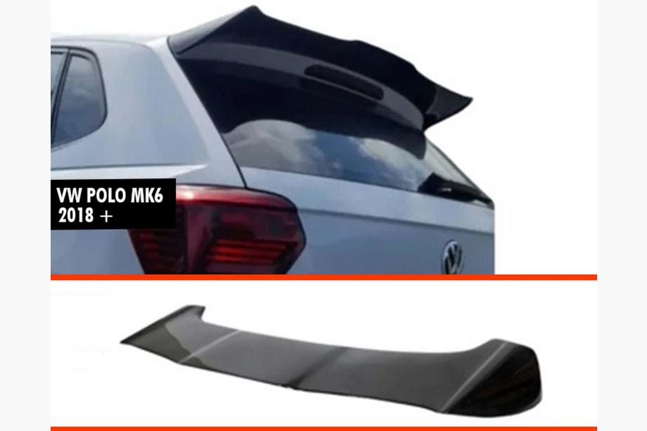 Volkswagen Polo 2017– DPT V-2 spojler (2017-2021, HB, čierny lesk) Image