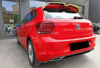 Volkswagen Polo 2017– Spojler DPT V-4 (2017-2021, HB, lesklá čierna) fotografia 3