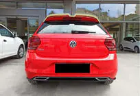 Volkswagen Polo 2017– Spojler DPT V-4 (2017-2021, HB, lesklá čierna) fotografia 4