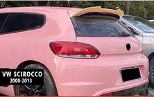 Volkswagen Scirocco 2008–2017 DPT V-5 spojler (2008-2013, čierny lesklý) fotografia 1
