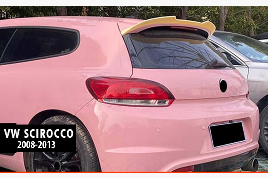 Volkswagen Scirocco 2008–2017 DPT V-5 spojler (2008-2013, čierny lesklý) Image