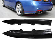BMW rad 3 F30/F31 2012–2019 Zadné FLAP nadstavce DPT (čierny lesk) fotografia 1