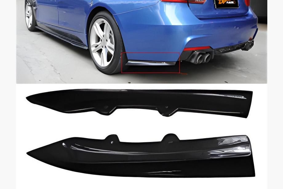 BMW rad 3 F30/F31 2012–2019 Zadné FLAP nadstavce DPT (čierny lesk) Image