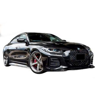 Predný lip spojler DPT V-2 (pre G22/G23, čierny lesk) BMW 4. séria G22/23/26 2020– fotografia 4