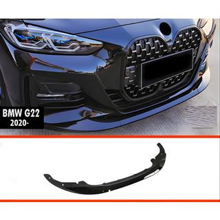 Predný lip spojler DPT V-2 (pre G22/G23, čierny lesk) BMW 4. séria G22/23/26 2020– fotografia 1