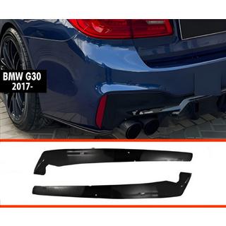 Zadné FLAP nadstavce DPT (pre M-Sport/M5 F90, čierny lesk)