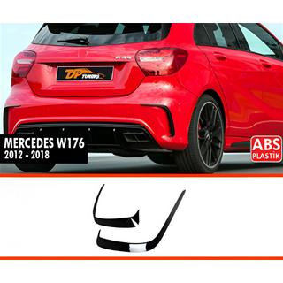 DPT kryty zadného spojlera (lesklá čierna) Mercedes A-сlass W176 2012–2018