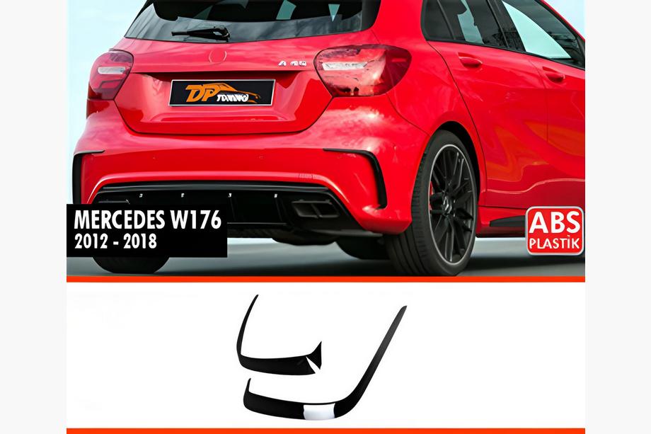 Mercedes A-class W176 2012–2018 DPT kryty zadného spojlera (lesklá čierna) Image