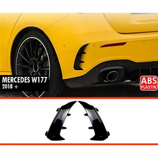 DPT kryty zadného spojlera (lesklá čierna) Mercedes A-class W177 2018–