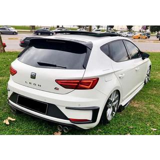 Kanardy na zadný nárazník DPT (2017-2020, 2 ks, čierny lesk) Seat Leon 2013–2020 fotografia 3
