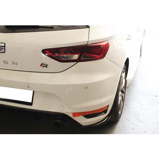 Zadné FLAP nadstavce DPT (čierny lesk) Seat Leon 2013–2020