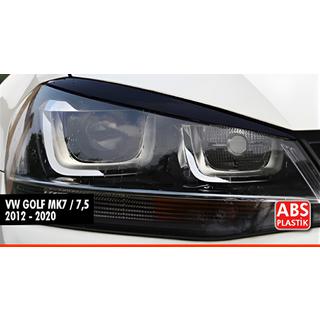 DPT mračítka na svetlá (2 ks, čierny lesk) Volkswagen Golf 7/E-Golf 2012–2020