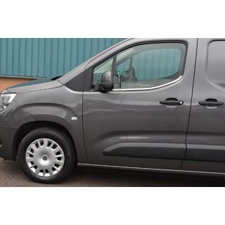 Okenné lišty Omsa Line (2 ks, nerez) Citroen Berlingo/Multispace 2018– fotografia 3