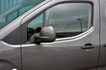 Opel Combo 2019– Okenné lišty Omsa Line (2 ks, nerez) fotografia 5