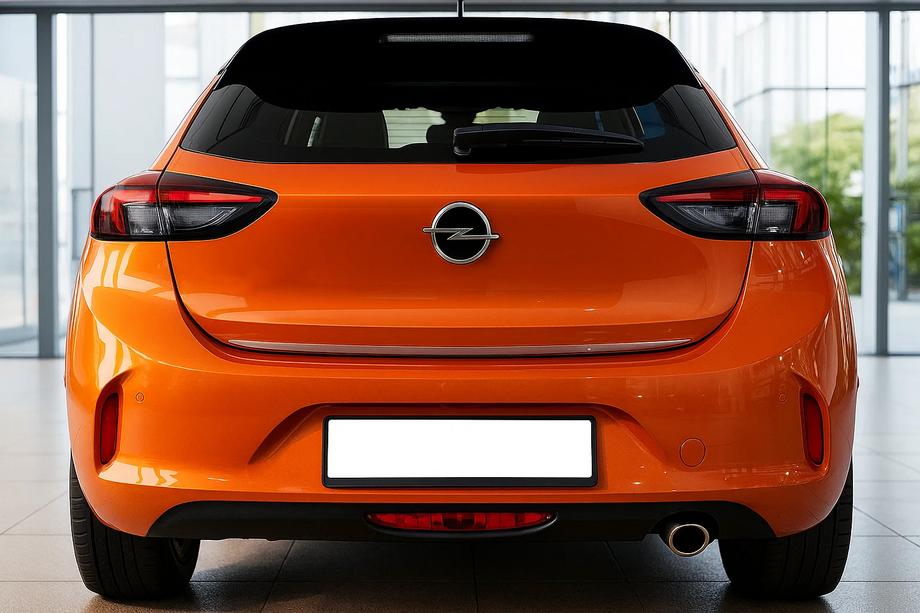 Opel Corsa F 2019– Nerezová lišta hrany kufra Fotografia 1