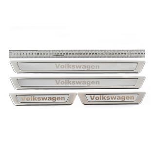 Univerzálne kryty prahov Volkswagen V-1 (4 ks, nehrdzavejúca oceľ)