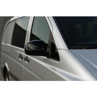 Kryty zrkadiel čierne (2004-2010, nerez) Mercedes Vito W639 2004–2014 fotografia 1