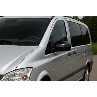 Kryty zrkadiel Čierne (2010-2014, nerez) Mercedes Vito W639 2004–2014 fotografia 1