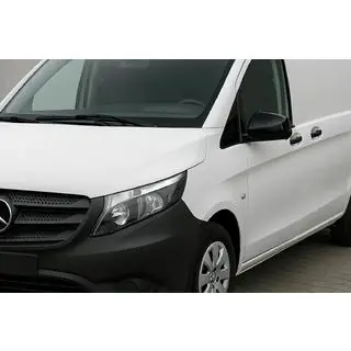 Kryty zrkadiel čierne (nerez) Mercedes Vito/V-trieda W447 2014– fotografia 1