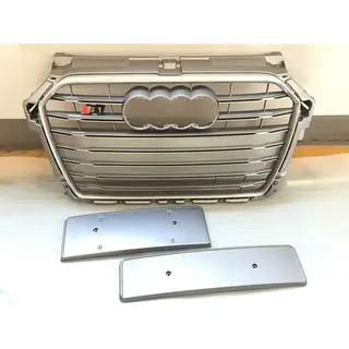 Predná maska S-style (2014-2018, sivá s chrómom) Audi A1 2010–2018