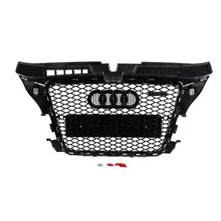 RS-style predná maska (2008-2012, čierna s chrómom) Audi A3 2003–2012 fotografia 4